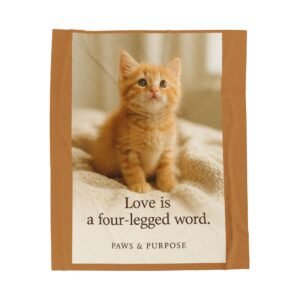 Cozy Cat-Themed Velveteen Plush Blanket - Perfect Gift for Cat Lovers, Home Decor, Pet Lovers, and Cozy Nights
